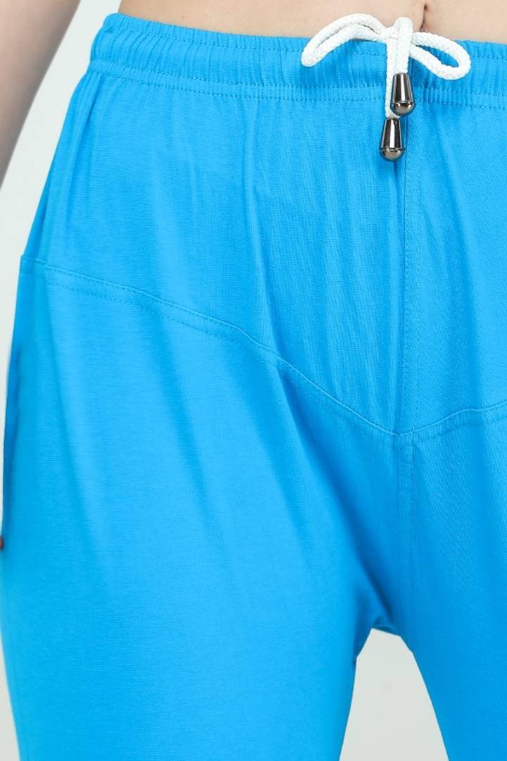 Trendy Cotton Blend Churidar Legging With Drawstring Waistband